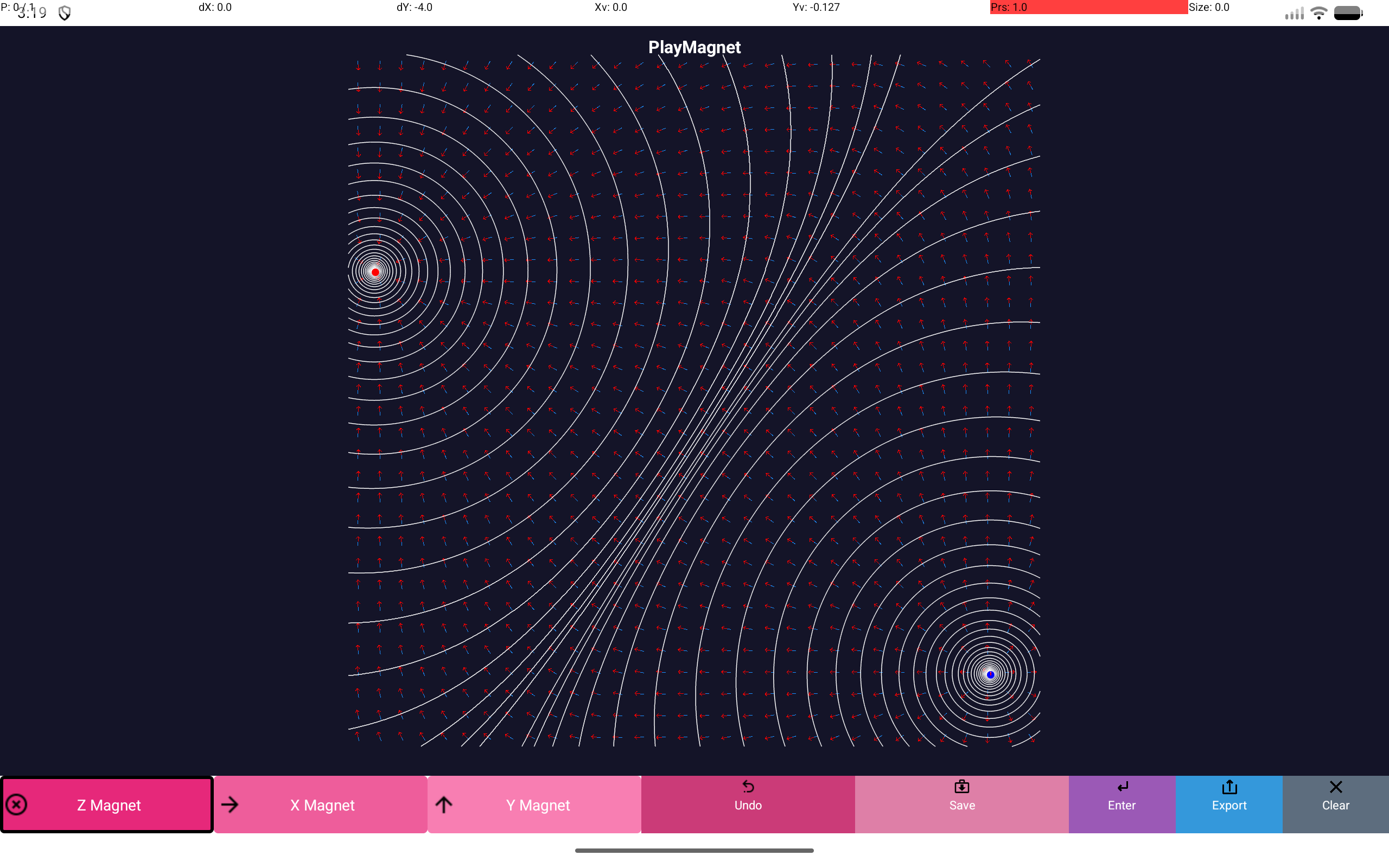 PlayMagnet on Android tablet
