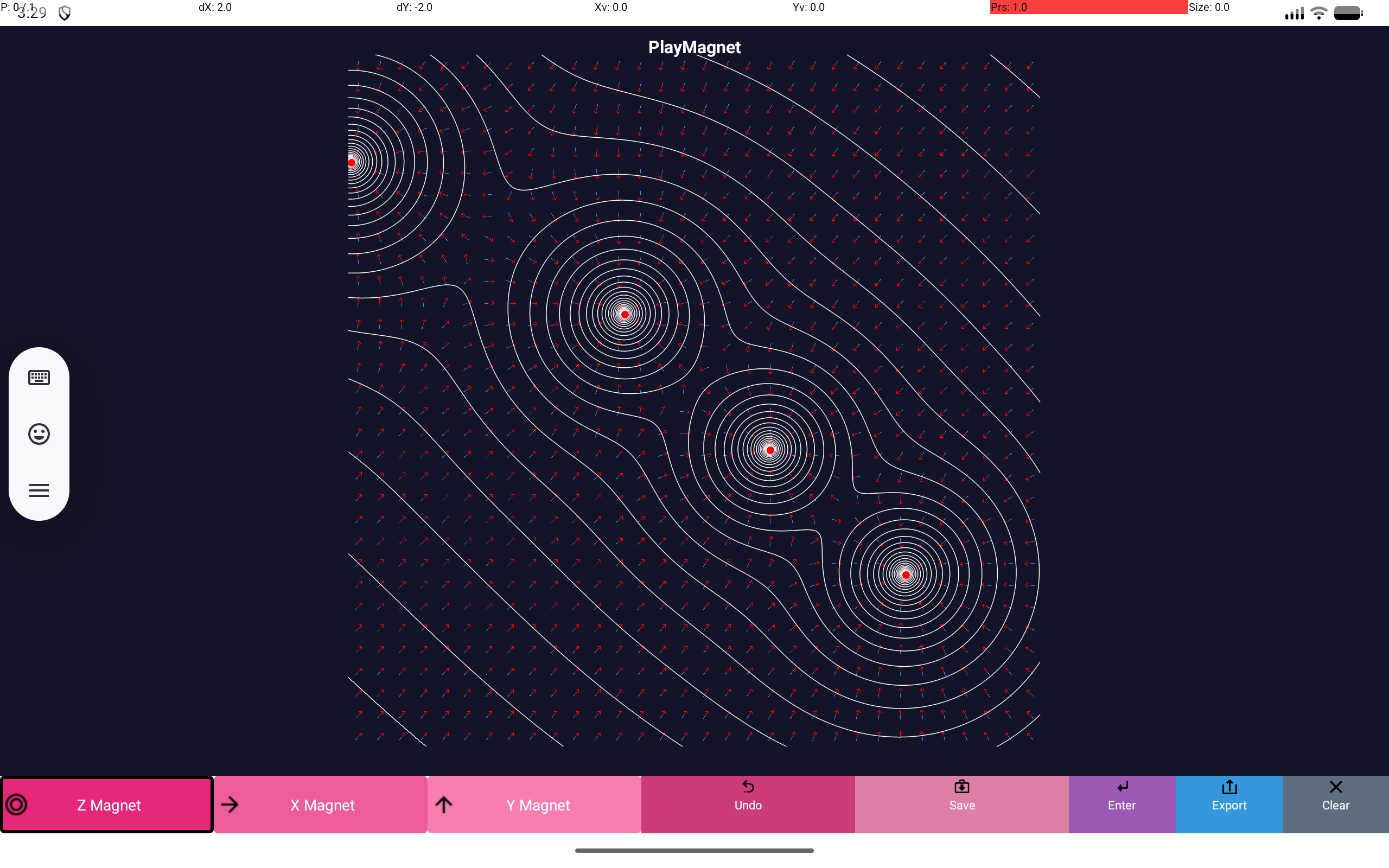 PlayMagnet on Android tablet